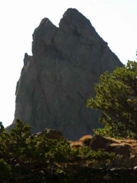 Reynolds Peak volcanic formation.